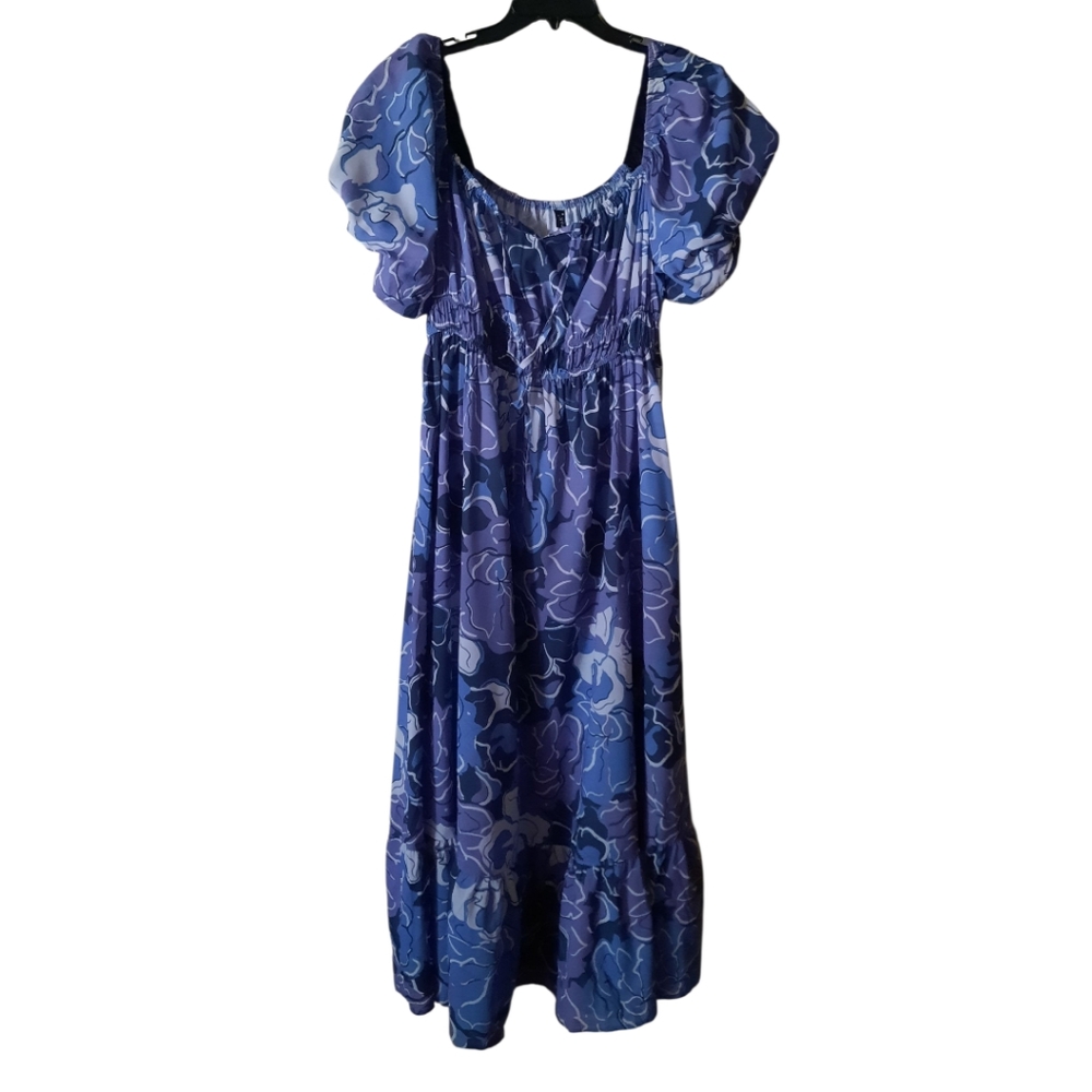Allegra K Multicolored Maxi Dress Medium